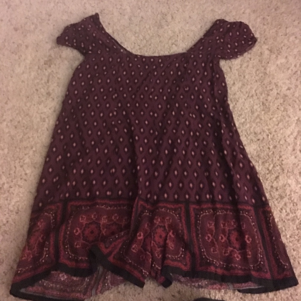 Urban Outfitters Purple paisley romper